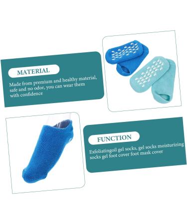 FRCOLOR 4 Pairs Gel Socks Spa Miss Nursing Cover Cotton Yarn - Buy Online on GoSupps.com
