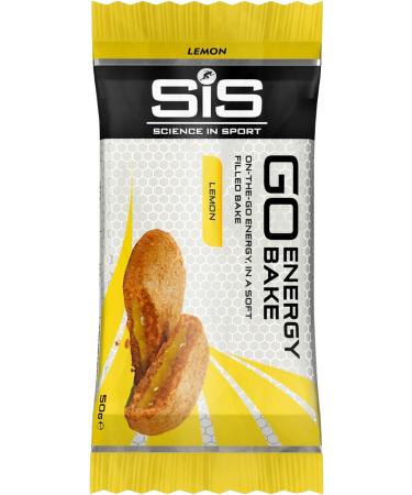 Science in Sport GO Energy Bakes Lemon Flavour - High Carb Soft-filled Energy Snack - 12 Bars (30g Carbs Each) - Pack of 12 - Buy Online on GoSupps.com