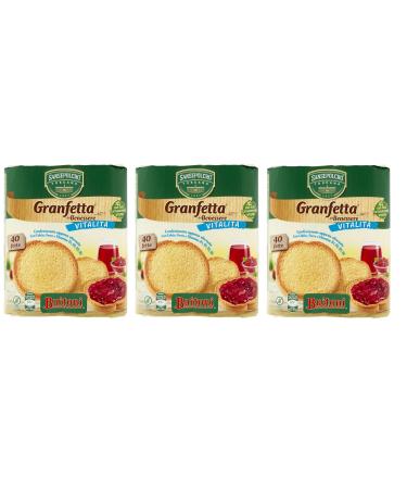 Buitoni Buitoni Granfetta del Benessere Vitality Biscuits 40 Biscuits with Calcium Iron and Vitamins 300 g Set of 3