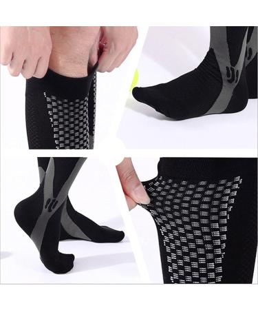 Buy Clicitina Compression Stockings Over the Knee for Women & Men - XXL Black Nylon | International Shipping Available - Buy Online on GoSupps.com