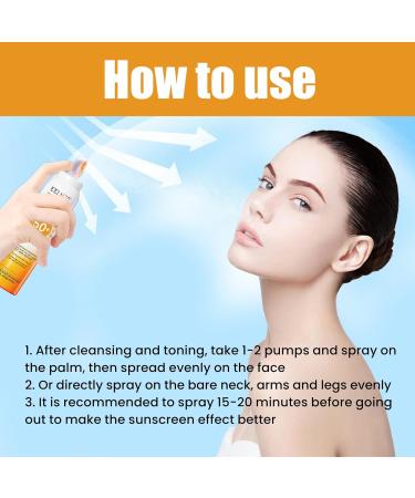 Mikabila (04)150ml Sunscreen SPF 50 Sunscreen for Face and Body Moisturizing Sun Cream for Sensitive Skin UVA&UVB Protection Daily Hydrating Sunscreen Sun Protect & Moisture Sun Cream - Buy Online on GoSupps.com