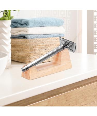 Maouda Wooden Razor Planing Racks for Henson AL13/TI22 - Luxury Minimalist Shaving Stand for Razor Storage - Buy Online on GoSupps.com