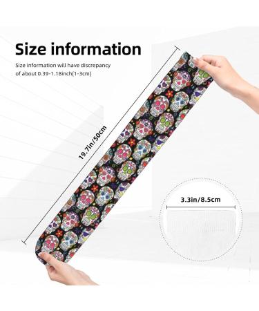Shop Sugar Skull Flower Compression Socks for Men & Women | 15-20 mmHg | Boost Circulation & Support Running & Cycling - Buy Online on GoSupps.com