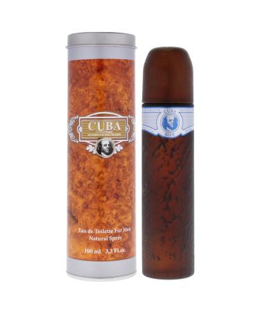 Cuba Blue by Cuba for Men - 3.4 Ounce EDT Spray