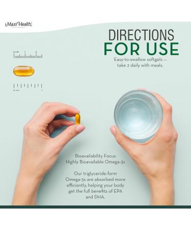 Omega 3 Fish Oil - Triple Strength 2000 mg Kosher Fish Oil Supplements - No Fishy Aftertaste Omega 3 Supplement - Burpless Fish Oil Omega 3 Fatty Acid Supplement with EPA and DHA (100 Softgels) 100 Count (Pack of 1) - Buy Online on GoSupps.com