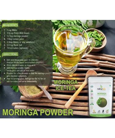 CROW Pack of 2 Tulsi Powder Moringa Powder (500 GM Each) Combo Pack 1 KG by B Naturall - Buy Online on GoSupps.com