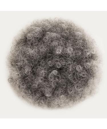 Ombre Grey Afro Puff Drawstring Ponytail | Natural Kinky Curly Hair Extension for Black Women | African American Short Ponytail (Ombre Grey) - Buy Online on GoSupps.com