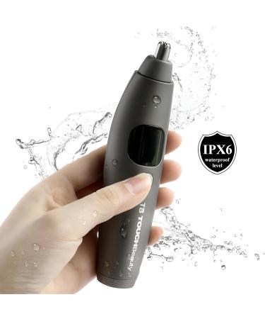 TOUCHBeauty Nose & Ear Hair Trimmer - Smart LCD Painless & Precise Cordless Waterproof Dual Edge Blades - Ideal for Men & Women Compact & Portable - Buy Online on GoSupps.com