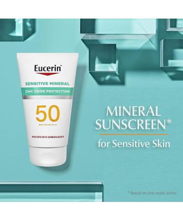 Eucerin Sun Sensitive Mineral Sunscreen Lotion SPF 50 - 4 fl oz Tube - Buy Online on GoSupps.com