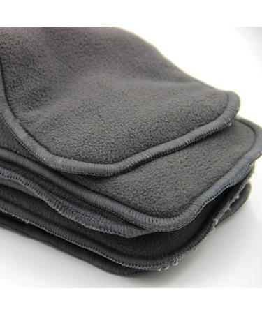 Bamboo Microfiber Inserts for Adults Cloth Diapers - Incontinence Care, 4-Layer Absorbent Liners, Washable & Reusable (6 Pack) - Buy Online on GoSupps.com