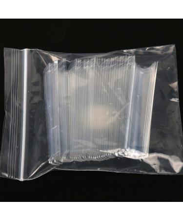 Pack of 500 Artificial Nail Tips French Acrylic Style UV Gel Fake Nail Full Cover Artificial Fingernails Tip Fake Art Nails Suitable for Both Beginners & Experienced Nail Artists Clear - Buy Online on GoSupps.com