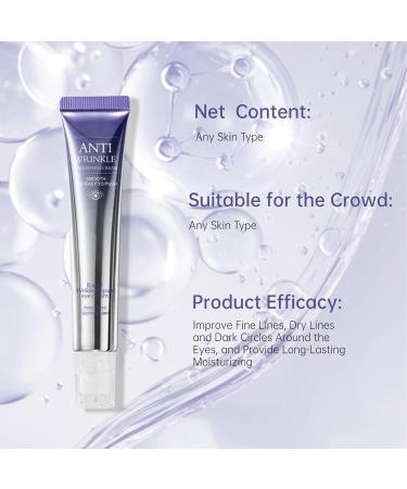 Ninnyi Eye Cream Anti Aging with Rolling Ball Under Eye Repair Cream for Wrinkles Puffy Eyes Lines Dark Circles(20g) - Buy Online on GoSupps.com