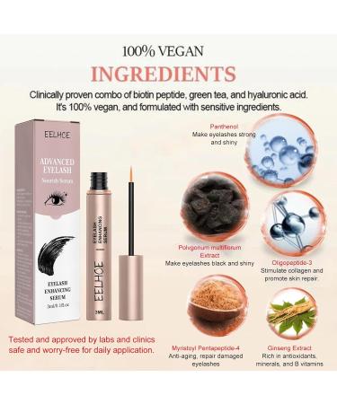 Generic Lash Serum for Eyelash & Eyebrow Growth - Natural Enhancer for Longer Fuller Lashes & Brows - Buy Online on GoSupps.com