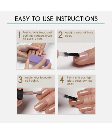 Karlash Quick Dry Top Coat - Fast Drying Super Shiny Nail Polish (2 Pack) - 0.5 oz Made in USA - International Shipping Available - Buy Online on GoSupps.com