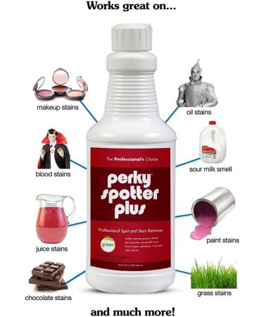 Perky Plus Stain Remover - 32 oz | For Carpet, Cars, Clothes, Couches - Buy Online on GoSupps.com