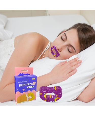 Mouth Tape For Sleeping Quit Mouth Breathing Reduce Snoring Non Woven Fabric Large Size For Adults (30 Sheets For 30Days Supply)