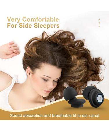 Super Soft Reusable Silicone Ear Plugs for Sleeping - Noise Cancelling Hearing Protection with Case - Ideal for Sleep, Snoring, Travel, Concerts, Construction - Flexible and Comfortable - Buy Online on GoSupps.com