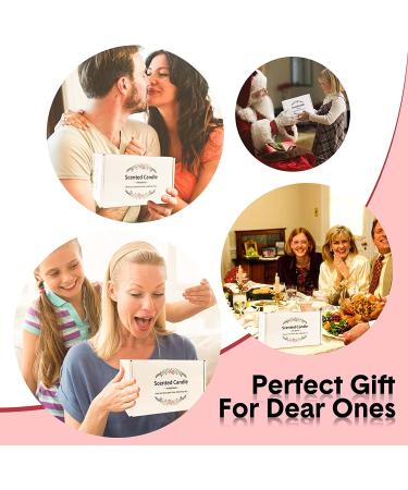 Rose Scented Soy Wax Candle Set for Women - Aromatherapy Gift for Stress Relief & Relaxation - 2 Pack 6oz, 40 Hour Burn Time - Ideal for Home, Bath, Yoga & Birthday - Buy Online on GoSupps.com