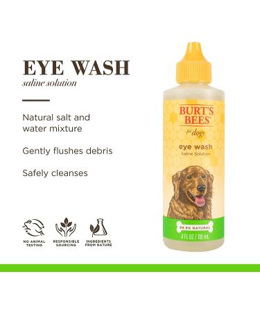 Burt's Bees Eye Wash for Dogs 4 oz | Natural Pet Eye Care Solution - Buy Online on GoSupps.com