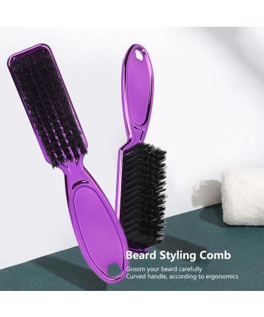 Buy Purple Beard Comb & Styling Brush for Men - Perfect for Work | Premium Quality Beard Grooming Tool - Buy Online on GoSupps.com