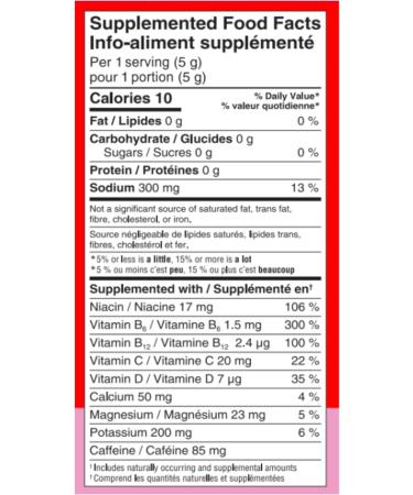 WakeWater Plus Energy Powder | Cherry Lime | Vitamins and Electrolytes | Natural Green Tea Caffeine | No Sugar or Artificial Sweetener | 140g (28 Servings) 140 g (Pack of 1) - Buy Online on GoSupps.com