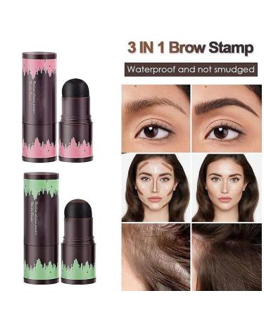 Revive Your Hairline with Waterproof Scalp Shadow Powder | Long-Lasting Coverage for Thinning & Gray Hair (Black+Brown) - Shop Now - Buy Online on GoSupps.com