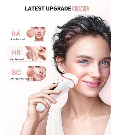 3-in-1 IPL Laser Hair Removal Device for Men and Women | 9 Energy Levels | 999,999 Flashes | At-Home Permanent Hair Remover for Whole Body - Buy Online on GoSupps.com