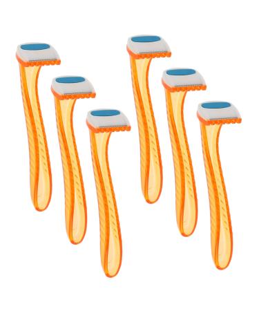 12 Pi ces Rasoir Femme Portable avec Protection Tondeuse Compacte Ergonomique pour Jambes Aisselles et Zones Intimes et Facile Transporter Couleur Al atoire