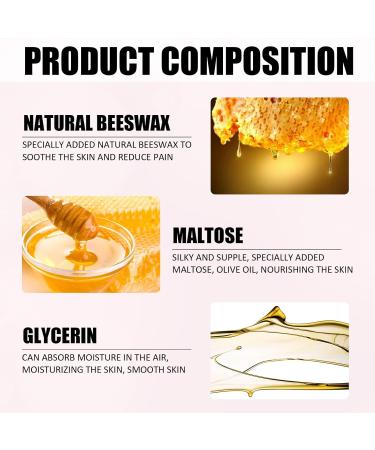 DYJAGYO Mousse d pilation la Cire d Abeille Mousse Douce d pilation la Cire d Abeille D pilatoire Naturelle Bras Jambes Bikini Line Visage et Corps pilation Intime 1Pcs - Buy Online on GoSupps.com