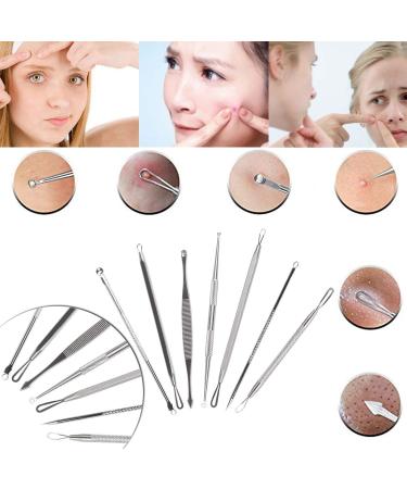 Blackhead Remover Kit Professional Stainless Pimple Comedone Extractor treatment for Blemish Whitehead Popping Tweezers Kit (Tools Kit 7 Pcs) - Buy Online on GoSupps.com