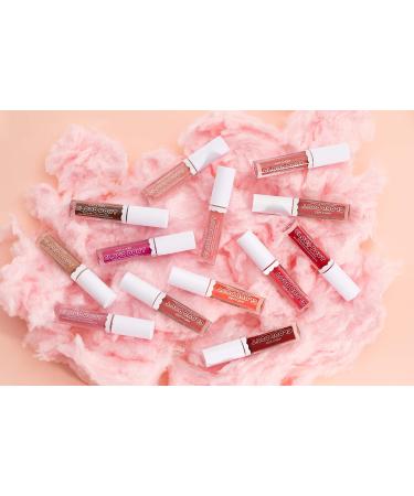 wet n wild Liquid Lipstick Cloud Pout Marshmallow Pink Cotton Candy Skies | Matte Lip Cream Mousse with Argan Oil & Vitamin E | 0.1 Fl Oz - Buy Online on GoSupps.com