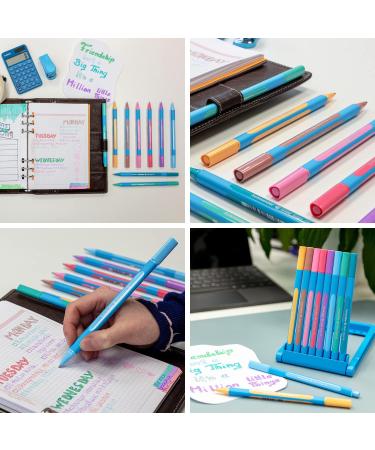 Shop Oxford Touch B5 College Block & Schneider Slider Edge Pastell XB Pen Bundle | 80 Sheets Light Gray 8 Pens - International Shipping Available - Buy Online on GoSupps.com