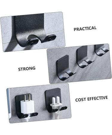 Osaladi 4-Piece Wall Bracket Hooks - Space Aluminum Razor Holder & Clothes Rack - DIY Bathroom & Cabinet Storage Solution - Buy Online on GoSupps.com