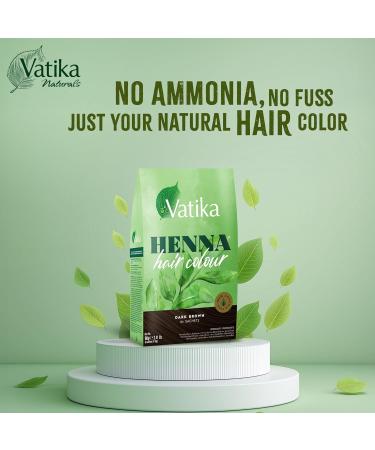 Dabur Vatika Henna Color 60g Dark Brown - Buy Online on GoSupps.com