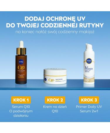 Beiersdorf AG Nivea Sun SPF50+ Primer Daily UV Serum 30 ml - Buy Online on GoSupps.com