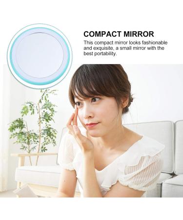 Mirror Led Compact Green Wallets for Women Green Purse Round Purse Ladies Purses Women s Purses Green Mini Purse Womens Purse Ladies Wallet Desktop Handbag Travel Plastic - Buy Online on GoSupps.com