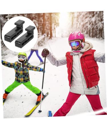 Fomiyes Helmet Mask Clips - Ski & Bicycle Helmet Accessories | Durable PVC Sports Mask Holder (4x2x1cm) - Buy Online on GoSupps.com