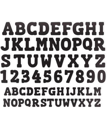 ArtSkills Paper Poster Letters and Numbers for Projects and Crafts  4 and 2.5  Black  150 Pieces - Multiple Sheets Per Letter Pad - Buy Online on GoSupps.com