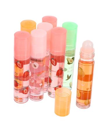 Beaupretty Lot De 8 Brillants L vres Transparents Hydratants Aux Fruits Incolores Format Compact Nourrissants Et Protecteurs Pour Adultes Et Gar on Et Filles Usage Quotidien Et Hivernal