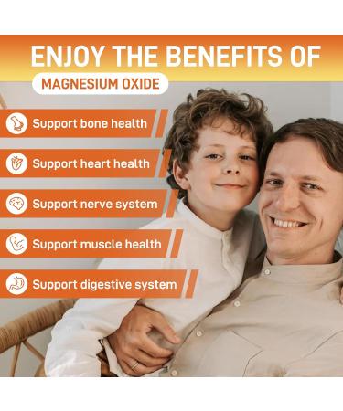 Migraine Relief - Vitamin B2 Gummies (Riboflavin) 400mg & Magnesium Oxide Gummies 400mg Headache Relief & Nervous System Support - Buy Online on GoSupps.com