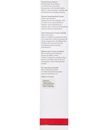Dr. Hauschka Almond Body Balm 180g - Unisex Rich Body Lotion for Deep Moisture | International Shipping Available - Buy Online on GoSupps.com