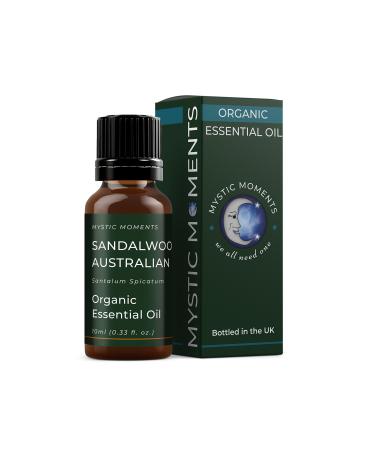 Mystic Moments Australian Organic Sandalwood Essential Oil - 10ml - 100% Pure