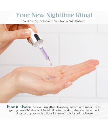 Luxe Drops Nighttime Facial Oil Moisturizer Anti Aging Skin Care for Mature Skin with Bakuchiol Retinol Alternative Lightweight Silky Face Oil for Women Anti Aging - Buy Online on GoSupps.com