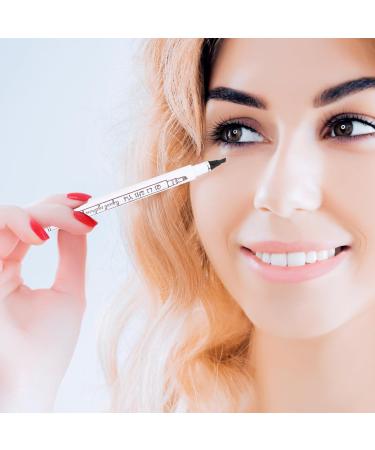 Lot de 2 Crayons Sourcils Liquide Waterproof Pointe Micro-fourchue 4 T tes Couleur Ch taigne pour Maquillage des Yeux Tenue Longue Dur e Microblading et Tatouage - Buy Online on GoSupps.com