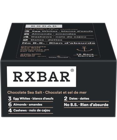 RXBAR Protein Bar Chocolate Sea Salt and RXBAR Protein Bar Blueberry | 24x52g (2 Packs of 12) Bar + Protein Bar Blueberry - Buy Online on GoSupps.com