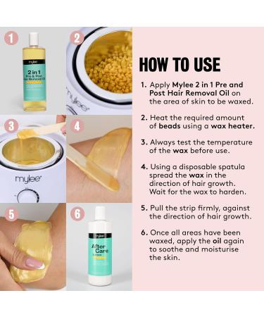 Mylee Advanced Stripless Wax 500g - Professional Hard Wax Beads for Painless Hair Removal - No Strips Needed - Peelable Hot Wax for Full Body, Face, Bikini & Brazilian - Buy Online on GoSupps.com