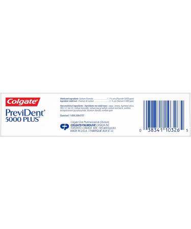 Colgate PreviDent 5000 Plus Care Toothpaste - Fruitastic Fruity Taste - Fluoride Dentifrice for Enamel Protection Sensitive Teeth Relief - Travel Size. 39 mL Mint 39 ml (Pack of 1) - Buy Online on GoSupps.com