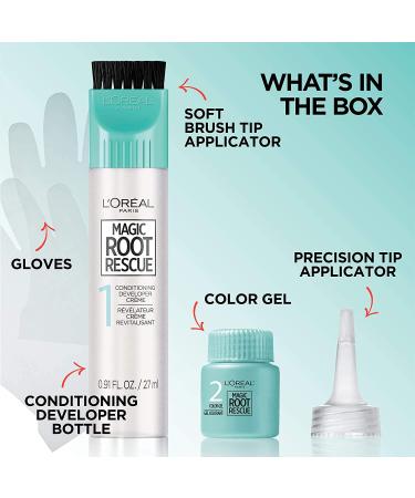 L'Oreal Magic Root Rescue 10-Minute Light Brown Hair Color Kit - 1 Application - Buy Online on GoSupps.com