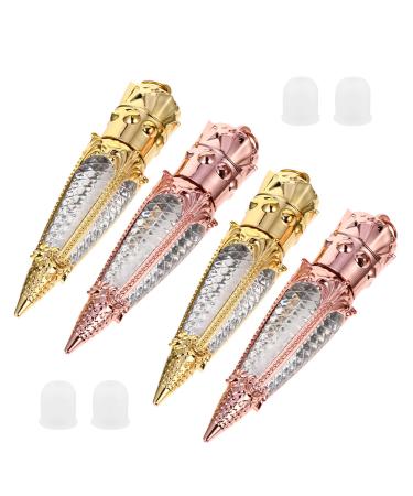 HOMSFOU Tube de Gloss Vide 5 Ml 10 Pi ces Flacons L vres Rechargeables en Plastique L ger Contenant pour Maquillage L vres pour chantillons et Usage Voyage