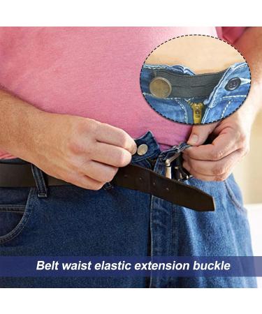 9PCS Elastic Waist Extenders - Adjustable Button Extenders for Pants, Shorts, Jeans (Blue/Black/White) - Buy Online on GoSupps.com